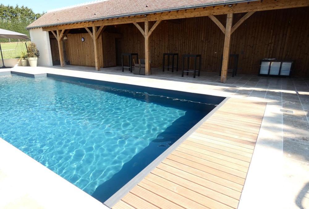 Chez Caro Villa Sennevieres Bagian luar foto
